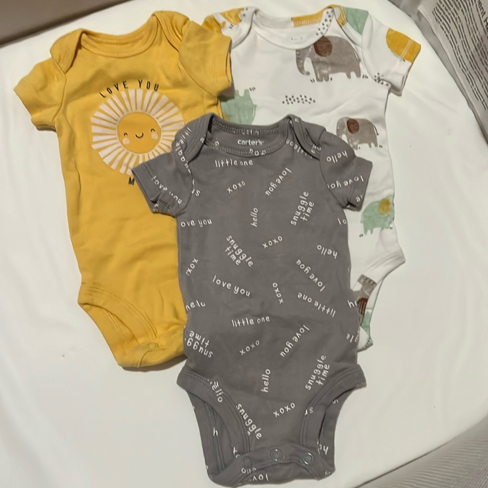 baby 3pc onesies